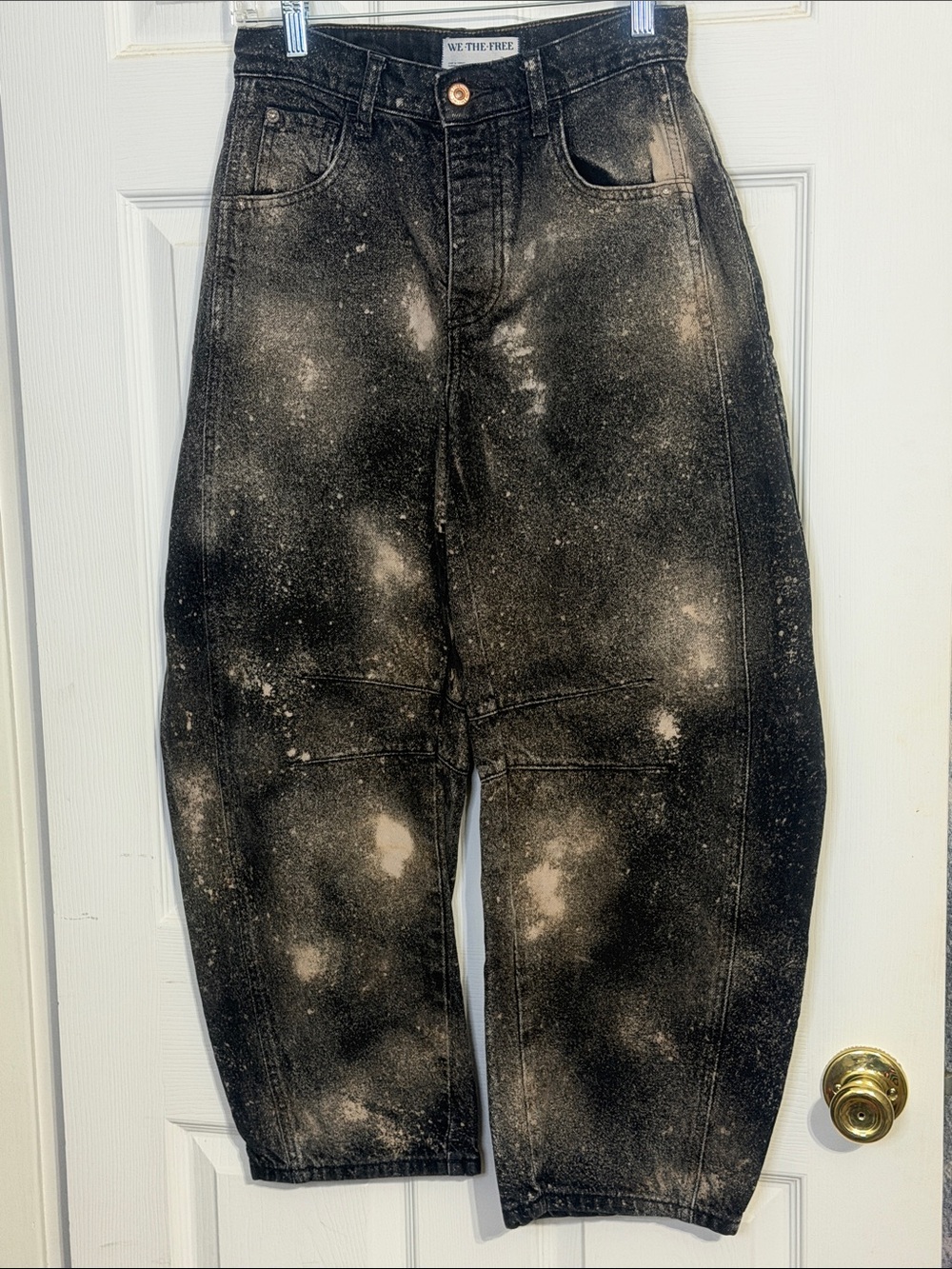 We The Free Good Luck Barrel Leg Jeans